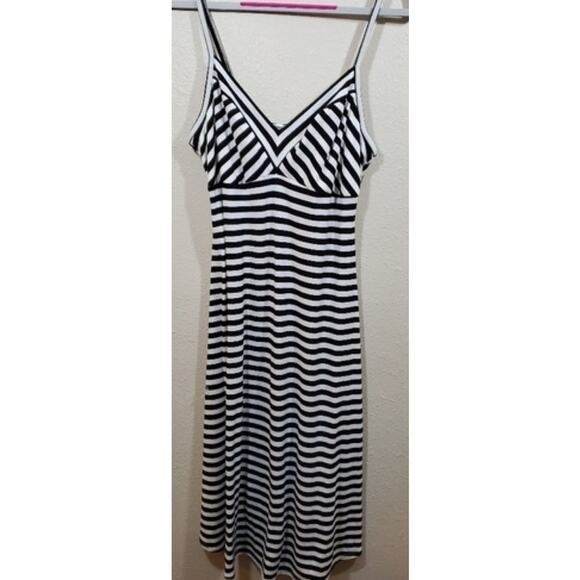 New black white spaghetti strap dress - Picture 1 of 6